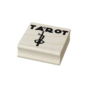 tarot hangman art stamp