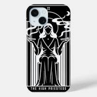 Tarot High Priestess Female Weed Smoking Occult