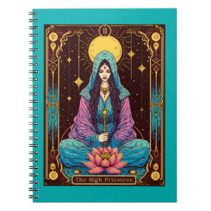 Tarot Illustration, the High Priestess Notebook