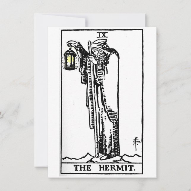 Tarot : Les Cartes pour notes de l'ermite (Devant)