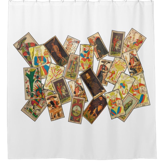 Tarot Lover's Shower Curtain (Front)
