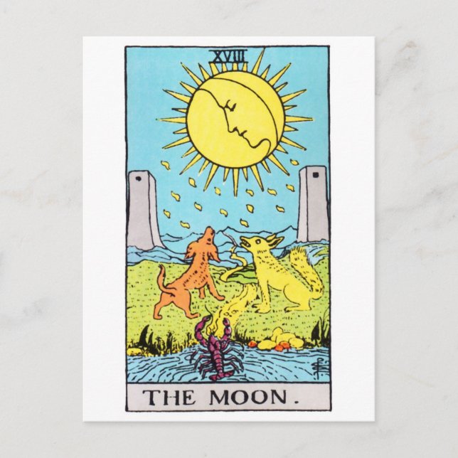 tarot-moon postcard (Front)