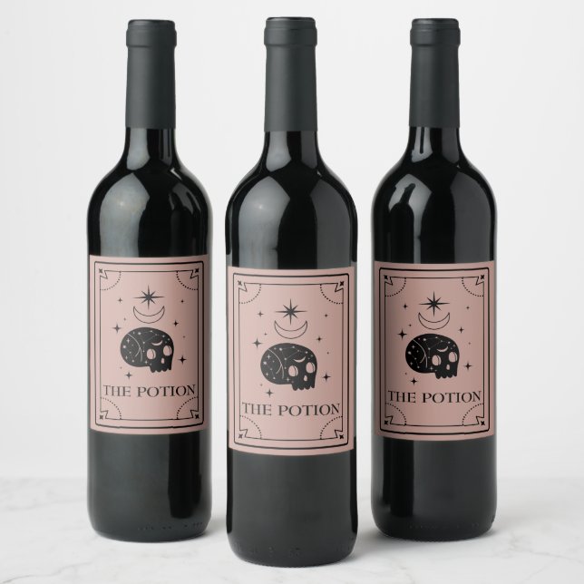 Tarot Mystic Fortune Wine Label (Bottles)