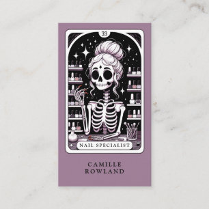 Tarot Nail Salon Business Card