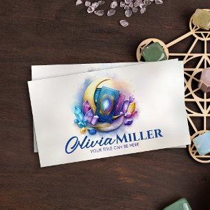 Tarot / Oracle cards with moon and Crystals