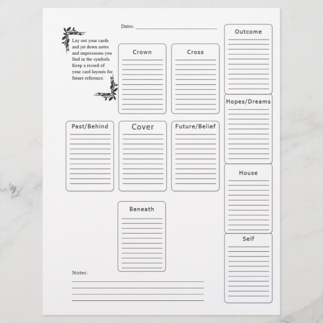 Tarot Page (Front)