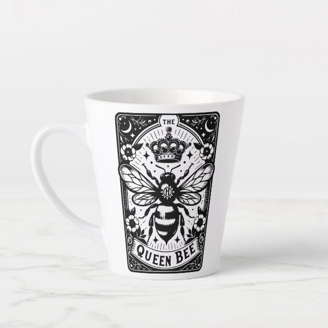 Tarot Queen Bee Latte Mug (Left)