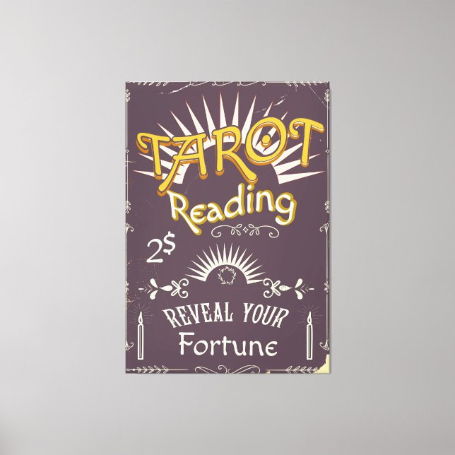 Tarot Reader vintage print (Front)