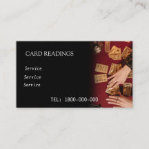 TAROT READING EDITABLE CARD
