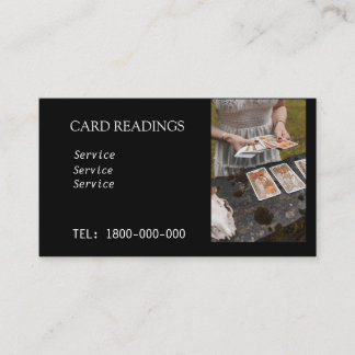 TAROT READING EDITABLE CARD