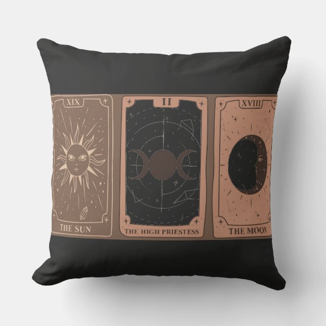 Tarot  throw pillow (Front)
