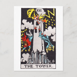 tarot-tower postcard