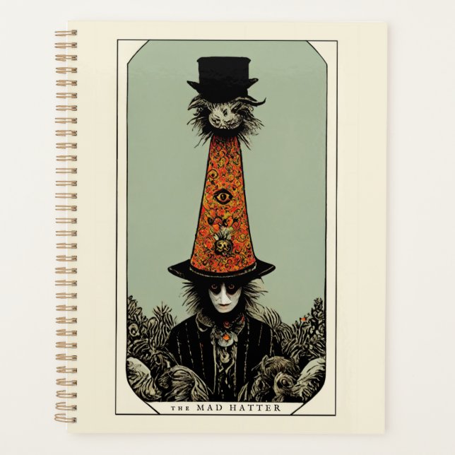 Tarot Vintage Whimsical Hatter Inspiré (Devant)