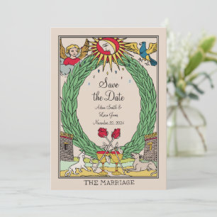 Tarot Wedding Invitation - Tarot Save the Date