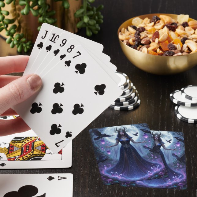 Tarot Whimsical Zodiac Witch Celestial Moon Magic Playing Cards (In Situ)