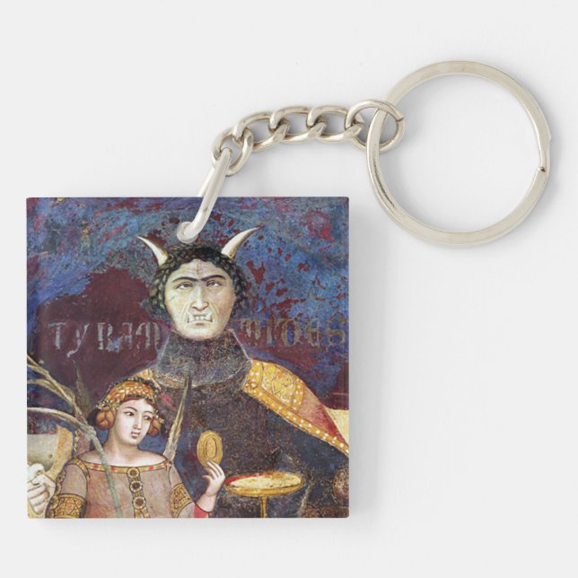 TAROTES DE RENAISSANCE ANTIQUE, LE DIABLE, FIDE, C (Dos)