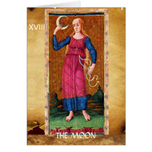 TAROTS ANCIENS RENAISSANCE 18 / LA LUNE