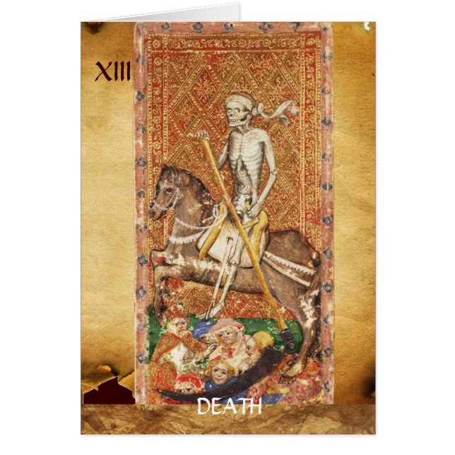 TAROTS DE RENAISSANCE ANTIQUE 13 / MORT (Devant)