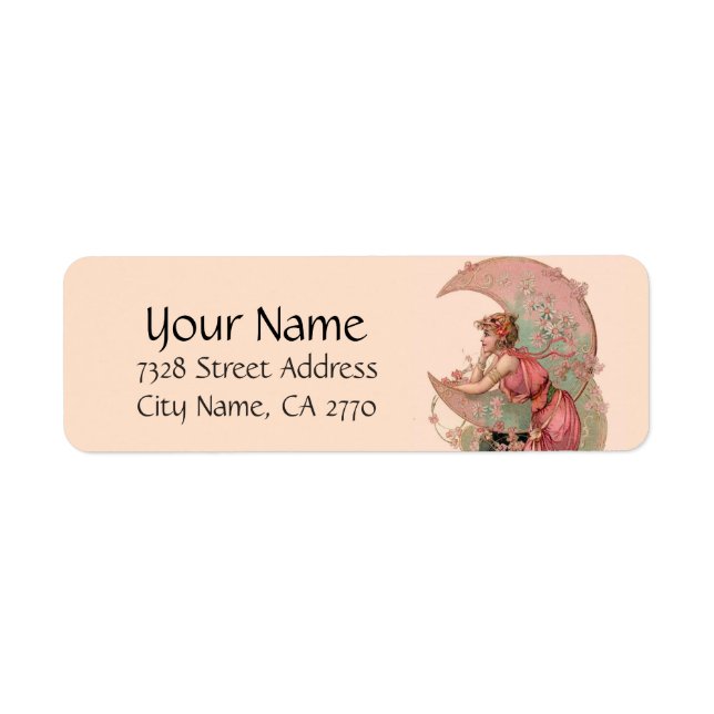 TAROTS/ LADY OF THE MOON,FLOWERS IN PINK (Front)