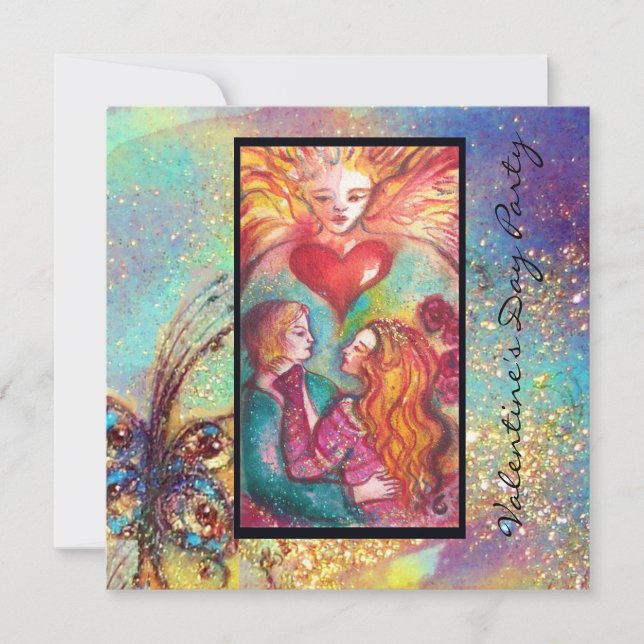 TAROTS OF LOST THE SHADOWS,LOVERS Valentine's Day Invitation (Front)