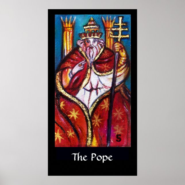 TAROTS OF THE LOST SHADOWS /POPE ,HIEROPHANT POSTER (Front)