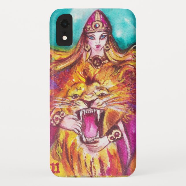 TAROTS OF THE LOST SHADOWS / STRENGHT FORTITUDE Case-Mate iPhone CASE (Back)
