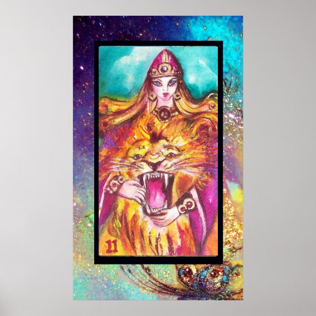 TAROTS OF THE LOST SHADOWS / STRENGHT FORTITUDE POSTER (Front)