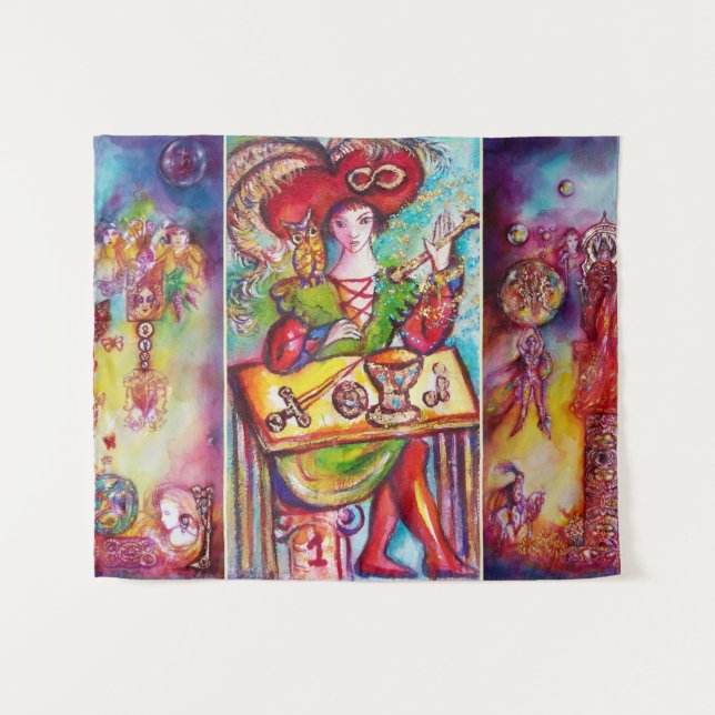 TAROTS OF THE LOST SHADOWS / THE MAGICIAN TAPESTRY (Front (Horizontal))