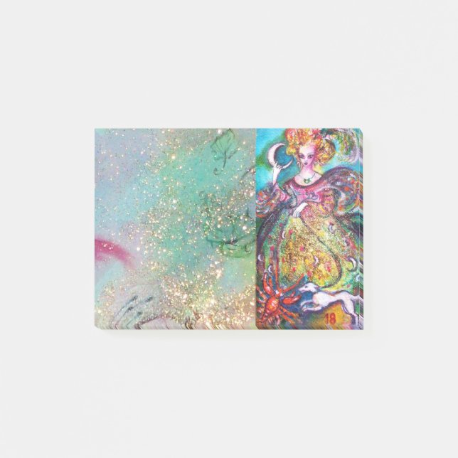 TAROTS OF THE LOST SHADOWS / THE MOON LADY POST-IT NOTES (Front)