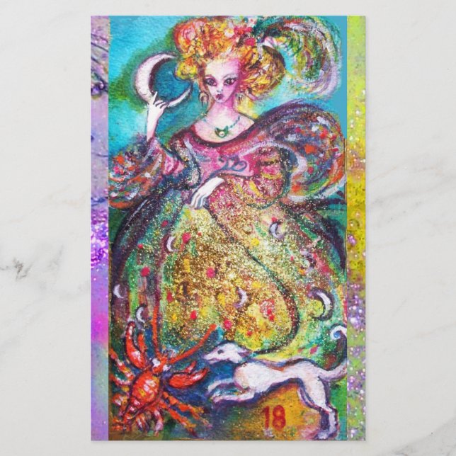 TAROTS OF THE LOST SHADOWS / THE MOON LADY STATIONERY (Front)