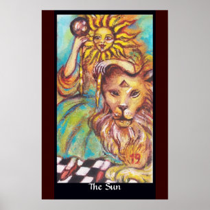 TAROTS OF THE LOST SHADOWS /THE SUN POSTER