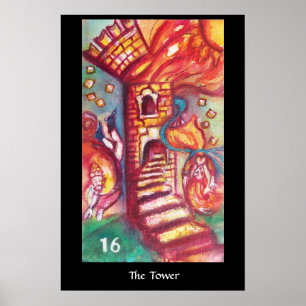 TAROTS OF THE LOST SHADOWS The Tower Poster