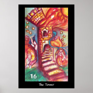TAROTS OF THE LOST SHADOWS The Tower Poster