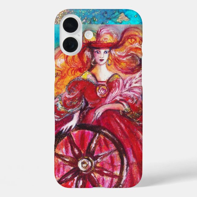 TAROTS OF THE LOST SHADOWS / THE  WHEEL OF FORTUNE Case-Mate iPhone CASE (Back)