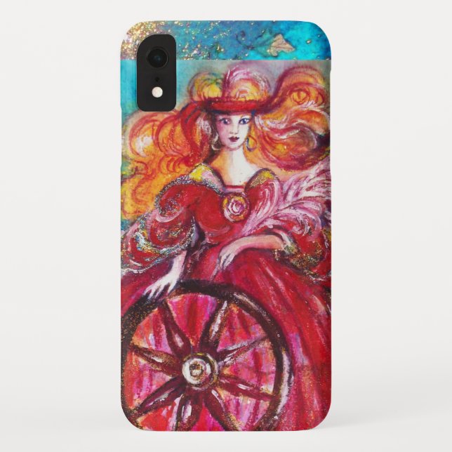 TAROTS OF THE LOST SHADOWS / THE  WHEEL OF FORTUNE Case-Mate iPhone CASE (Back)