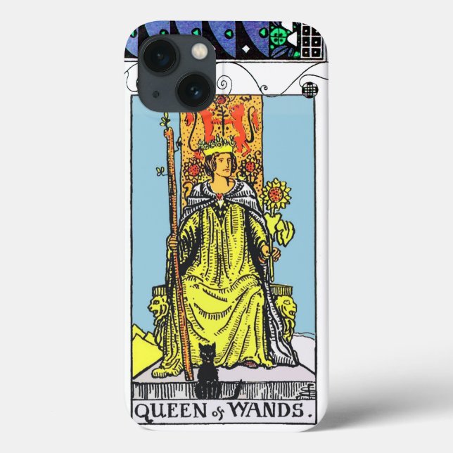 TAROTS/ QUEEN OF WANDS Case-Mate iPhone CASE (Back)