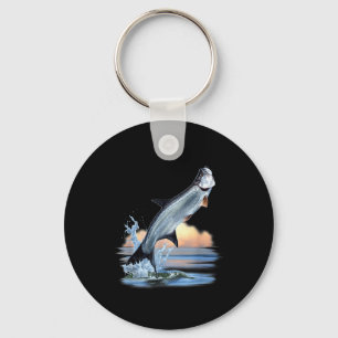 Tarpon Fish Fresh Water Wildlife Hunting Fishing A Keychain