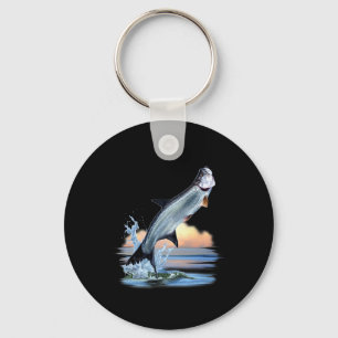 Tarpon Fish Fresh Water Wildlife Hunting Fishing A Keychain