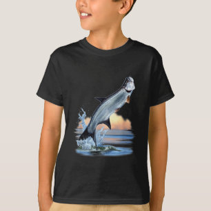Tarpon Fish Fresh Water Wildlife Hunting Fishing A T-Shirt