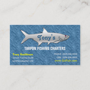 Tarpon Fishing Guide Business Card