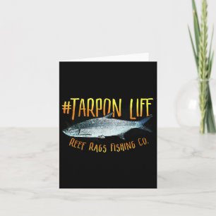 Tarpon Life Deep Sea Saltwater Fishing Card