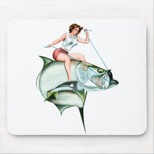 Tarpon Rider Mouse Pad