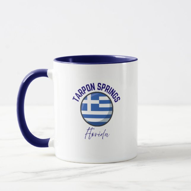Tarpon Springs Florida Coffee Mug (Left)