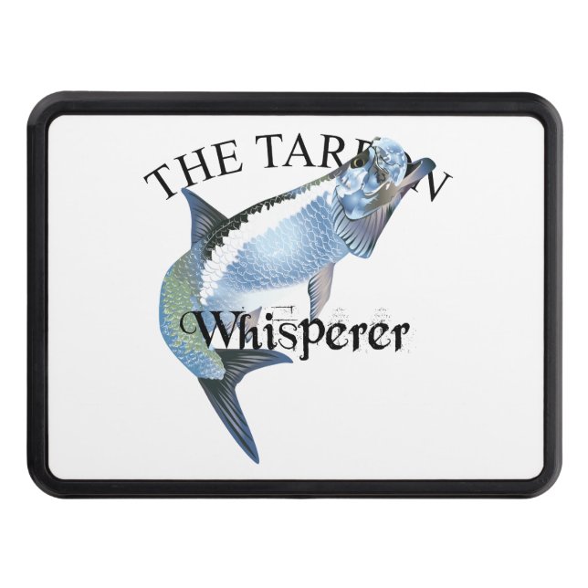 Tarpon Whisperer Light Trailer Hitch Cover (Front)