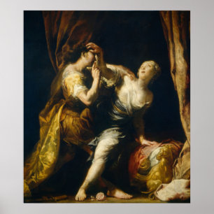 Tarquin Lucretia - Poster d'art de Giuseppe Crespi