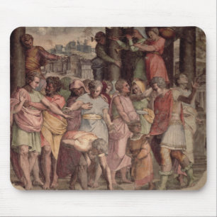 Tarquinius the Proud founding the Temple of Jupite Mouse Pad