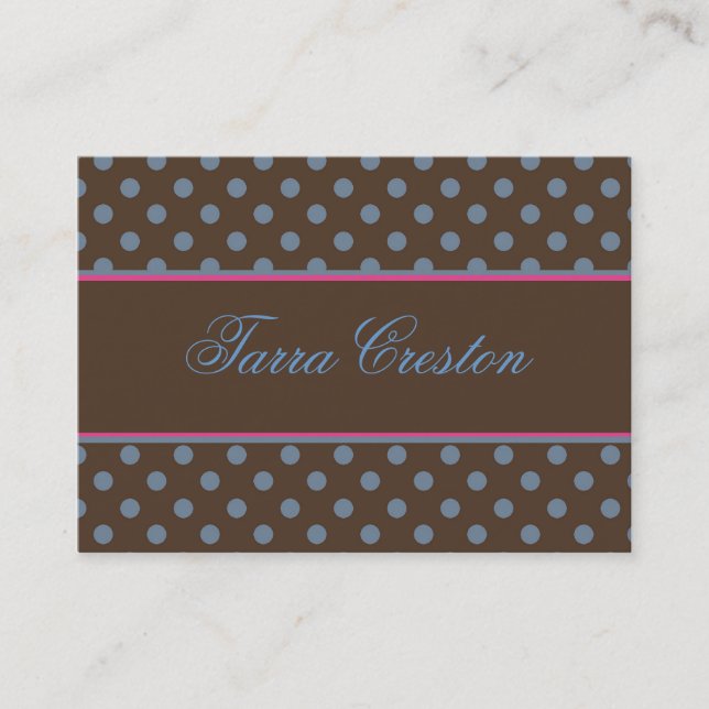 Tarra style business card (Front)