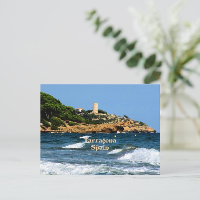 Tarragona, Espagne Carte postale pittoresque (Debout devant)