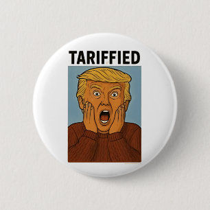 Tarrified Resist I Stand With Penguins  2 Inch Round Button