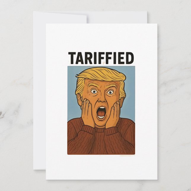 Tarrified Resist I Stand With Penguins  Invitation (Front)